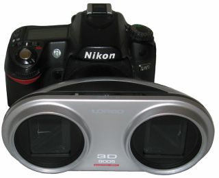 Nikon D80 mit LOREO 3D Lens in a Cap 9005